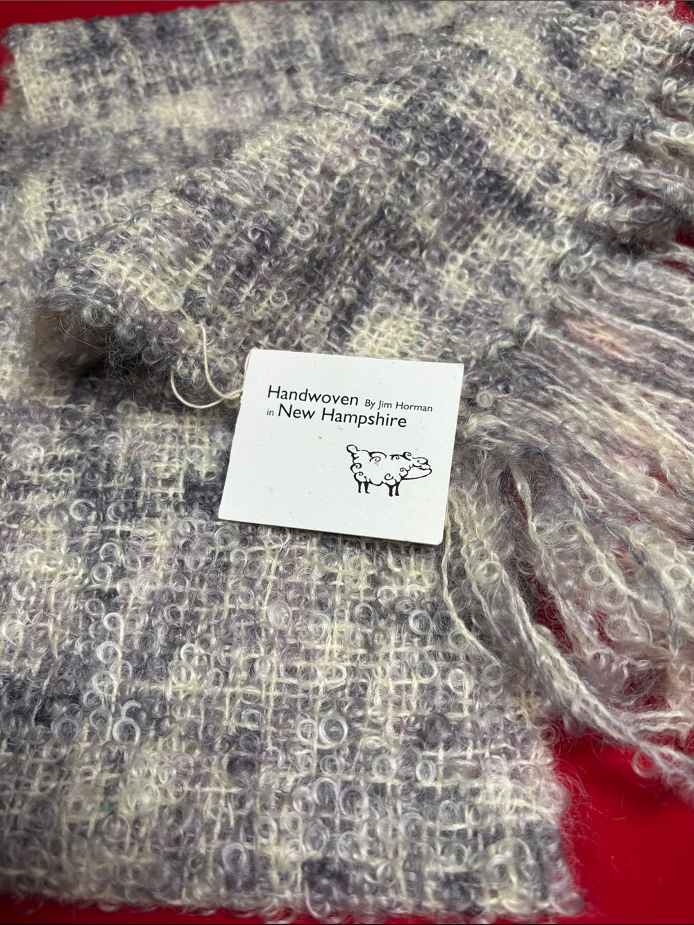 Jim Horman Handwoven New Hampshire scarf! NWT!!